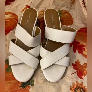 Aerosoles shoes women size 9.5 white